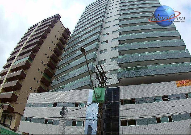 Apartamento com 3 dormitórios sendo duas suítes à venda, 139 m² por R$ 585.000 - Vila Guilhermina - Praia Grande/SP