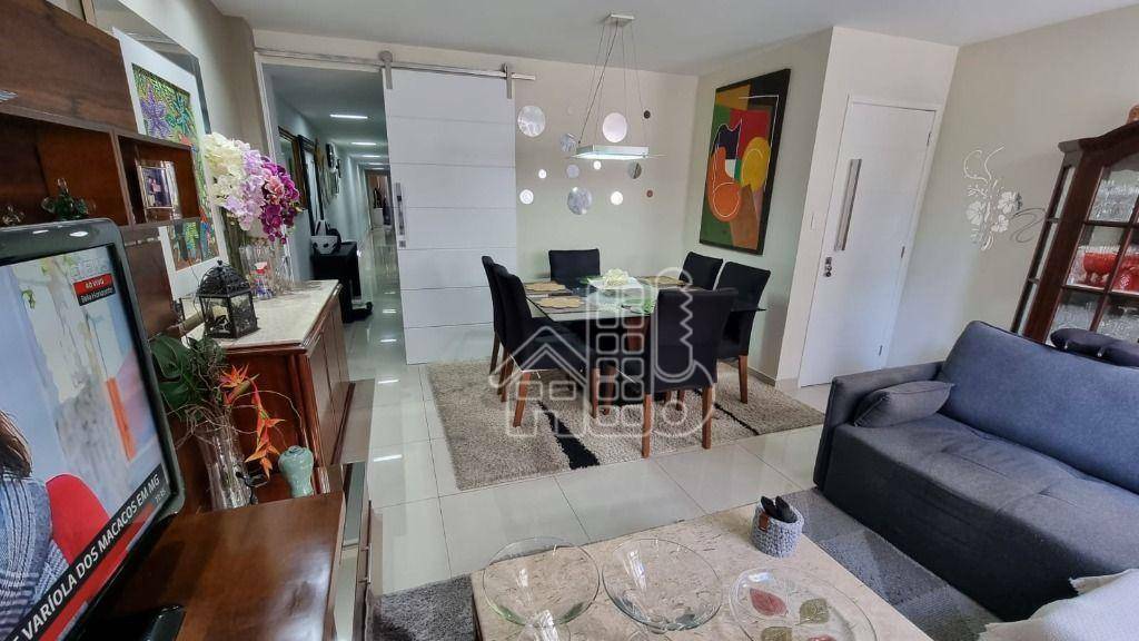 Apartamento com 3 dormitórios à venda, 140 m² por R$ 1.000.000,00 - Icaraí - Niterói/RJ