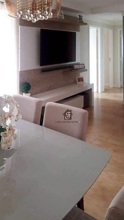 Apartamento com 3 dormitórios à venda, 75 m² por R$ 510.000,00 - Parque Prado - Campinas/SP