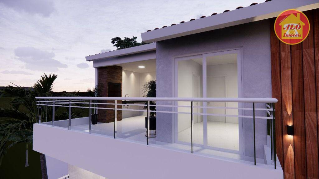 Sobrado com 3 quartos à venda, 79 m² por R$ 400.000 - Mirim - Praia Grande/SP