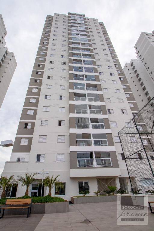 Apartamento com 3 dormitórios à venda, 96 m² por R$ 705.000,00 - Condomínio Residencial La Vista Moncayo - Sorocaba/SP