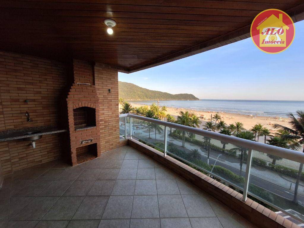 Apartamento com 2 quartos à venda, frente para o mar - 114,00 m² por R$ 1.100.000 - Canto do Forte - Praia Grande/SP