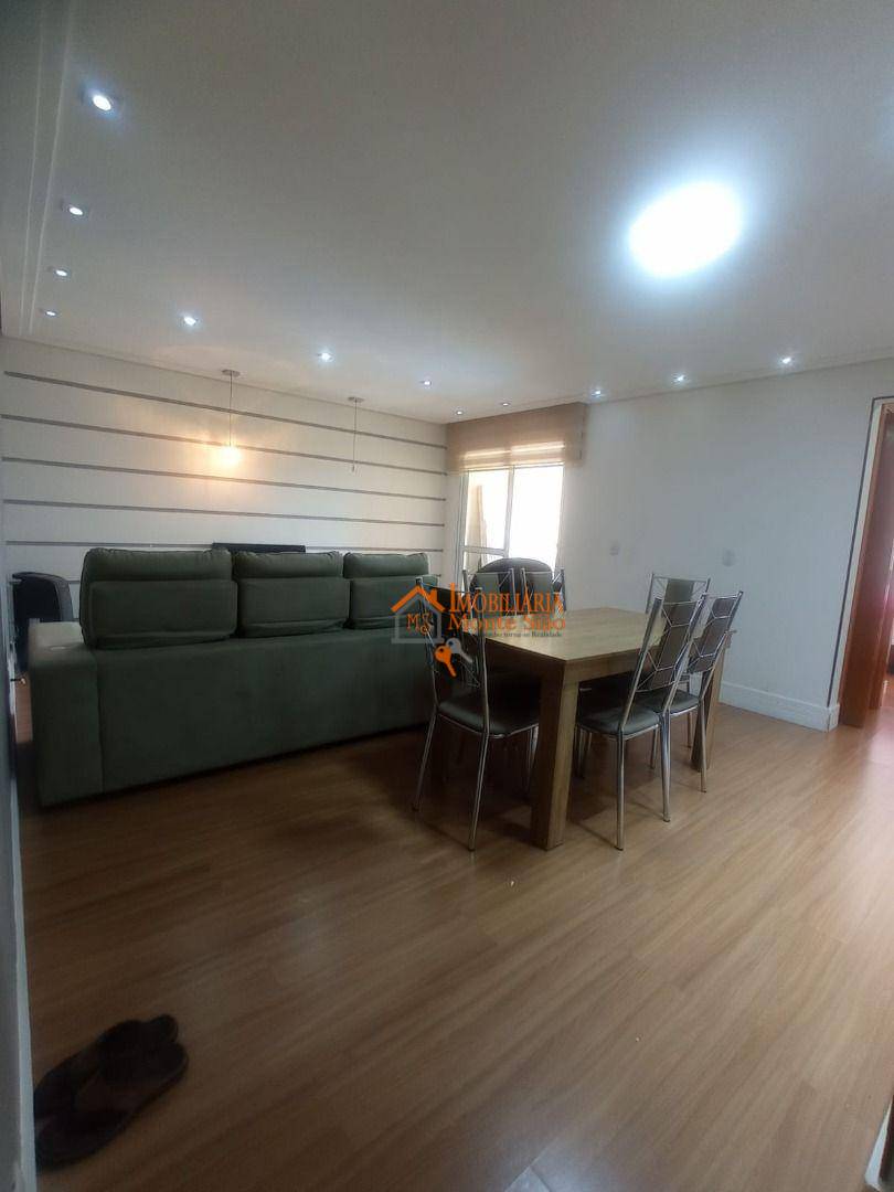 Apartamento com 3 dormitórios à venda, 76 m² por R$ 530.000,00 - Jardim Nova Taboão - Guarulhos/SP