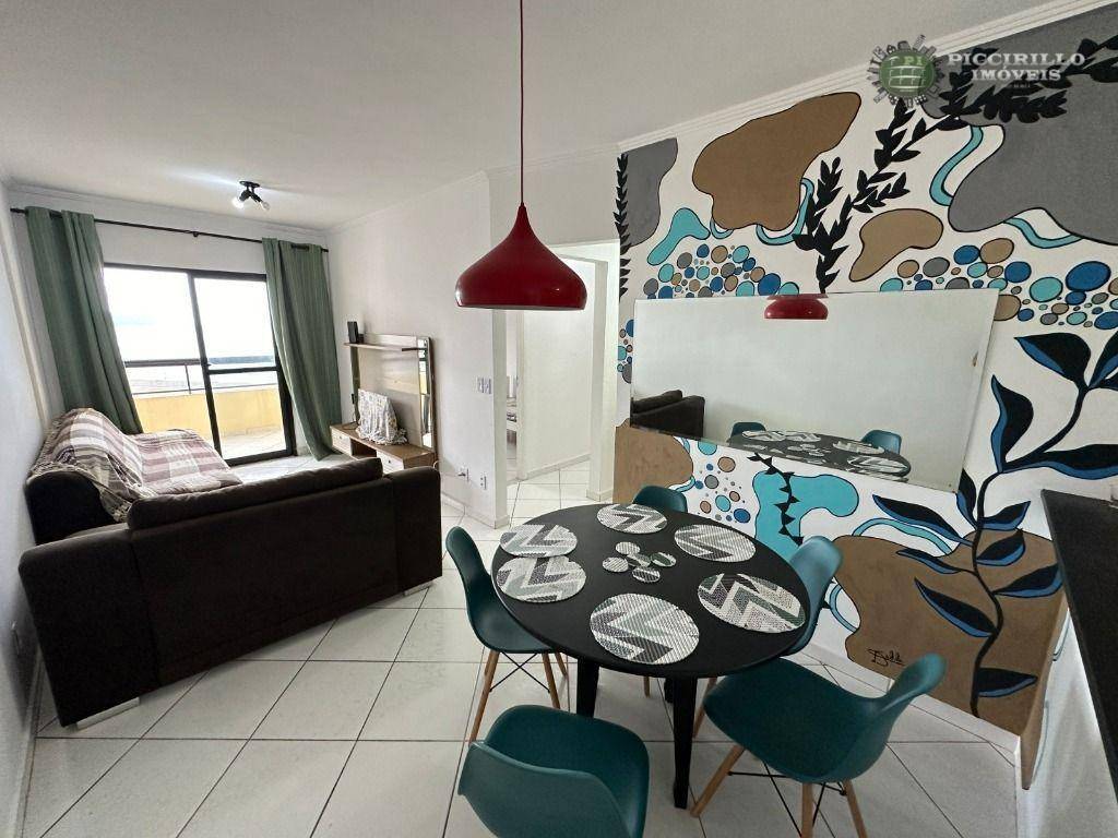 Apartamento com 3 dormitórios para alugar, 90 m² por R$ 3.300,01/mês - Aviação - Praia Grande/SP