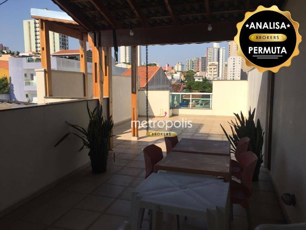 Cobertura com 2 dormitórios à venda, 156 m² por R$ 510.000,00 - Vila Valparaíso - Santo André/SP