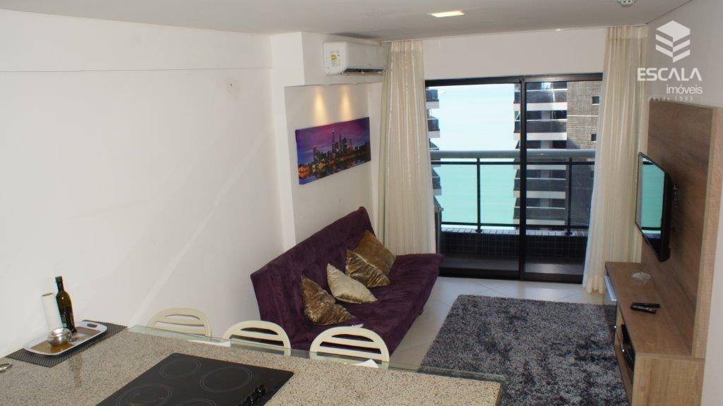 Apartamento com 1 dormitório para alugar, 45 m² por R$ 4.475,87/mês - Meireles - Fortaleza/CE