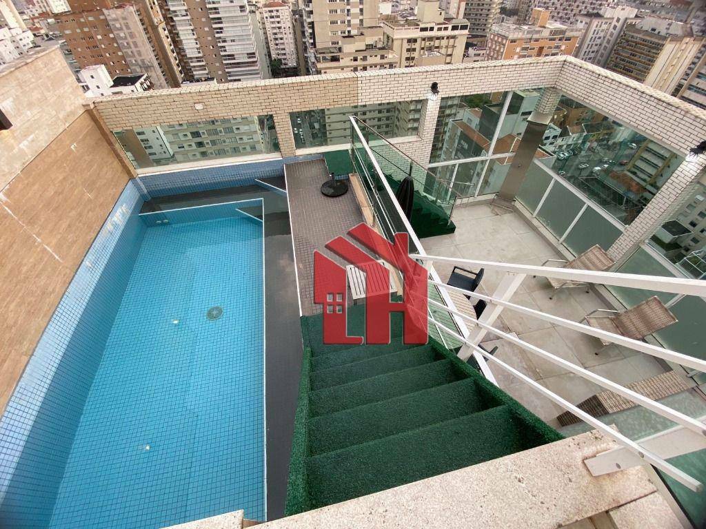 Cobertura à venda, 244 m² por R$ 3.500.000,00 - Gonzaga - Santos/SP