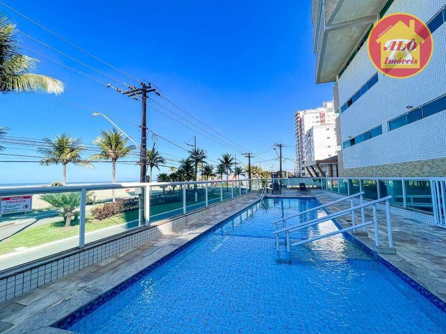 Apartamento vista mar com 2 quarto à venda, 108 m² por R$ 600.000 - Aviação - Praia Grande/SP