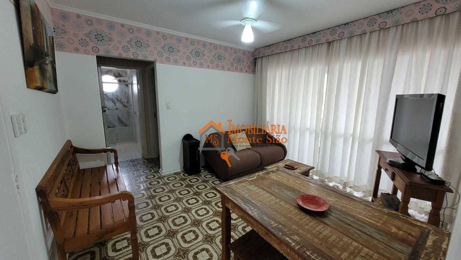 Apartamento com 1 dormitório à venda, 65 m² por R$ 405.000,00 - Barra Funda - Guarujá/SP