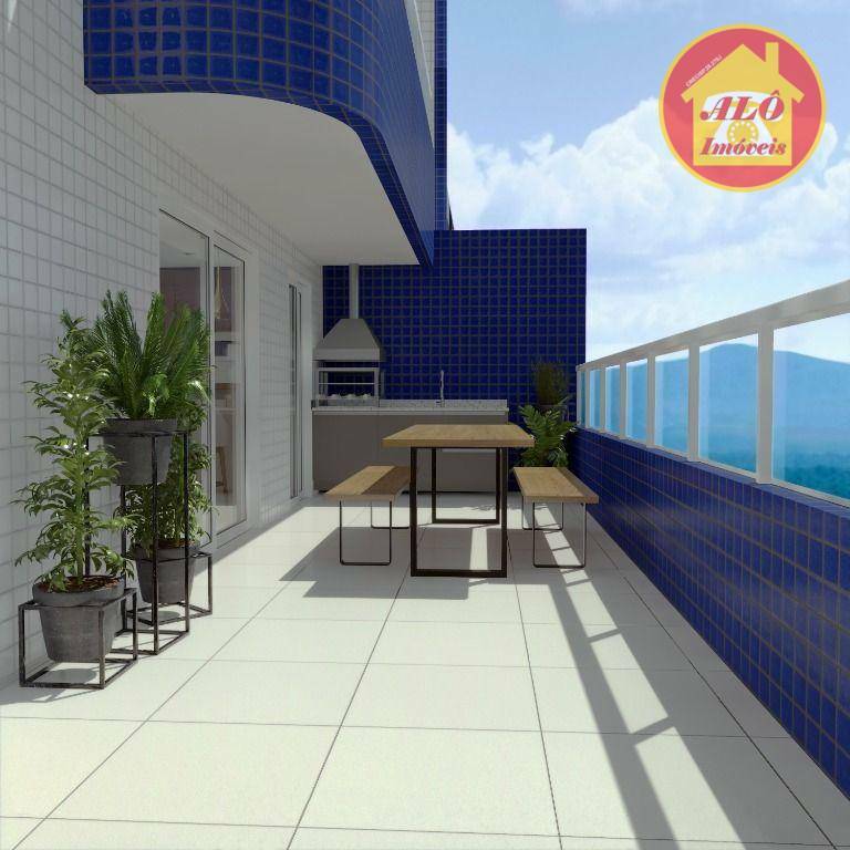 Apartamento com 2 dormitórios à venda, 76 m² por R$ 545.000,00 - Caiçara - Praia Grande/SP