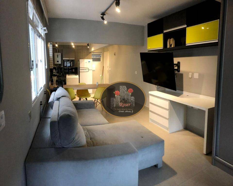 Kitnet com 1 dormitório à venda, 36 m² por R$ 369.000,00 - Encruzilhada - Santos/SP