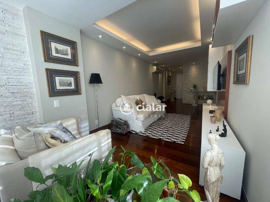 Apartamento com 3 dormitórios à venda, 108 m² por R$ 1.620.000,00 - Lagoa - Rio de Janeiro/RJ