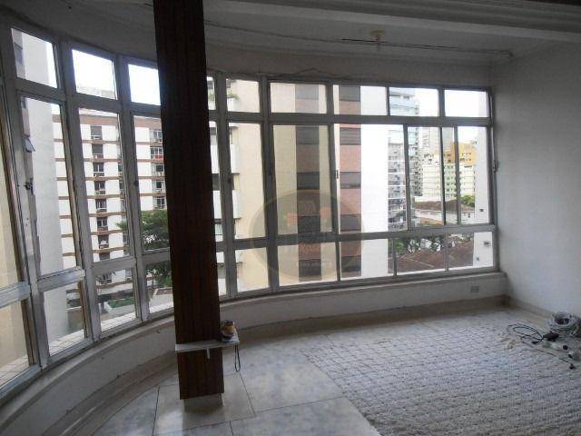 Apartamento com 3 dormitórios à venda, 136 m² por R$ 530.000,00 - Boqueirão - Santos/SP