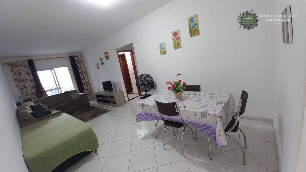 Apartamento 2 dormitórios, 1 suíte, 2 vagas, 200 metros da praia, à venda, 93 m² por R$ 424.000 - Vila Guilhermina - Praia Grande/SP
