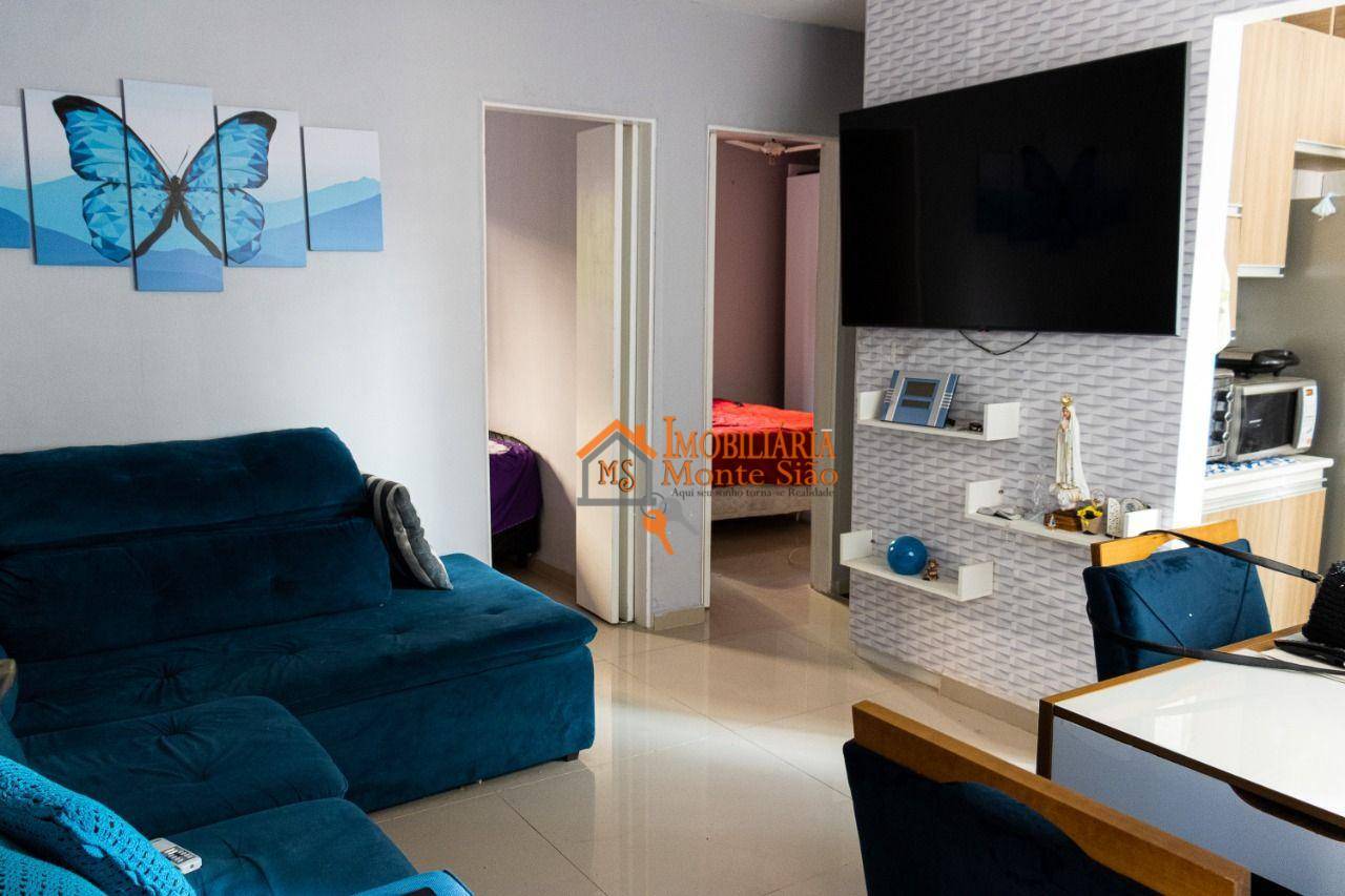 Apartamento com 2 dormitórios à venda, 46 m² por R$ 243.000,00 - Jardim Valéria - Guarulhos/SP