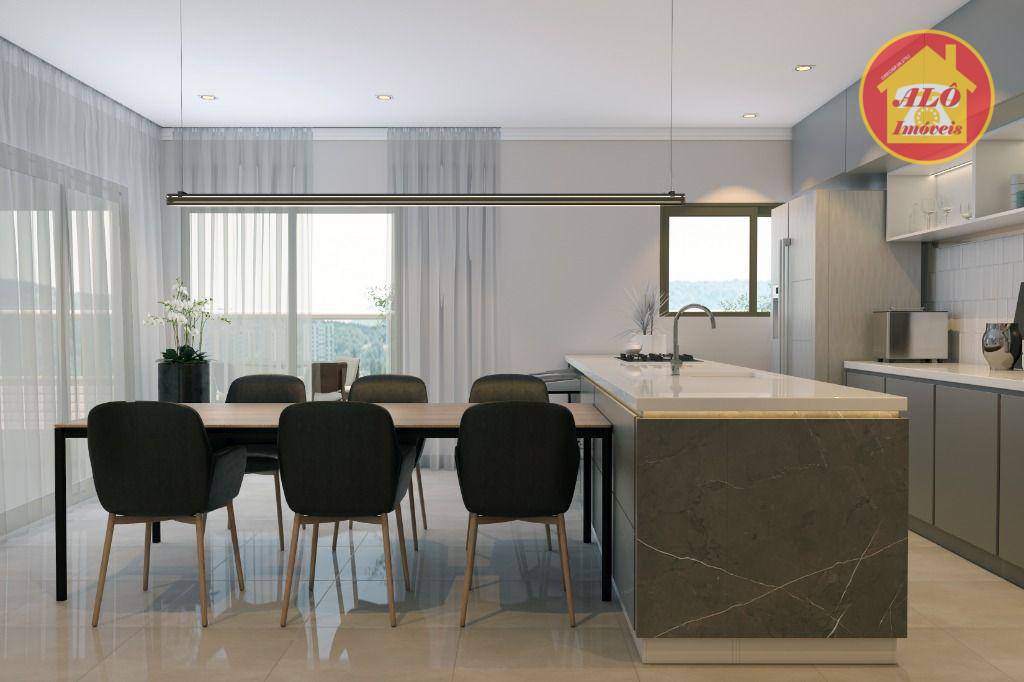 Apartamento com 3 dormitórios à venda, 127 m² por R$ 1.244.000,00 - Canto do Forte - Praia Grande/SP