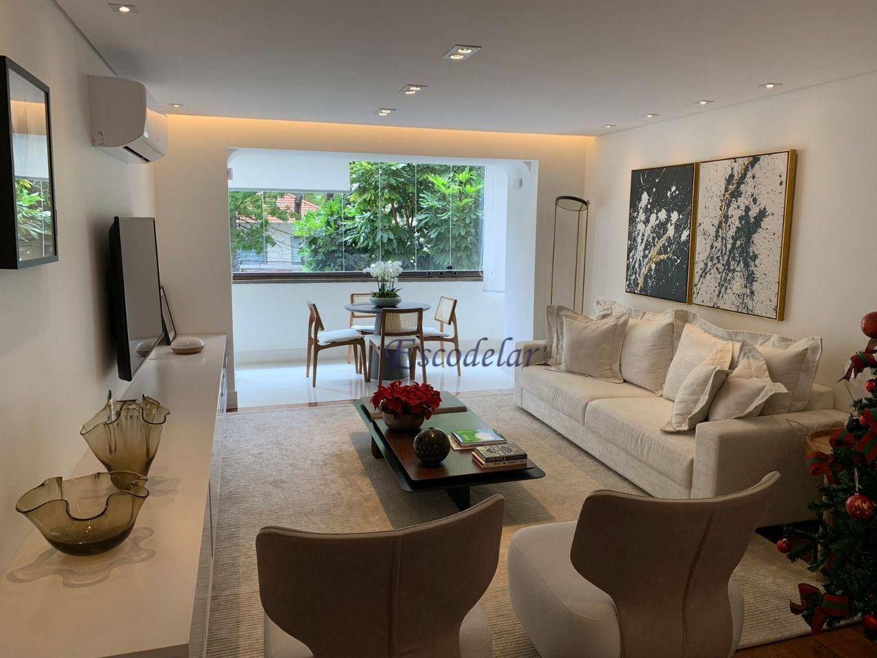 Apartamento com 3 dormitórios para alugar, 210 m² por R$ 16.134,14/mês - Brooklin - São Paulo/SP