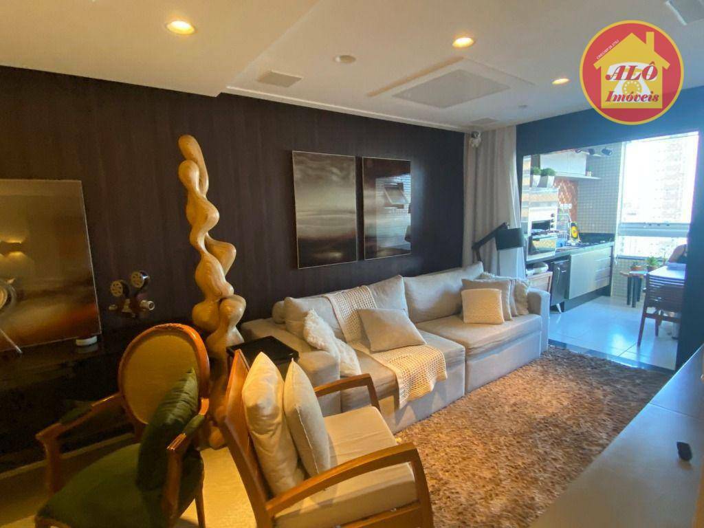 Apartamento com 3 quartos  à venda, 127 m² por R$ 920.000 - Boqueirão - Praia Grande/SP