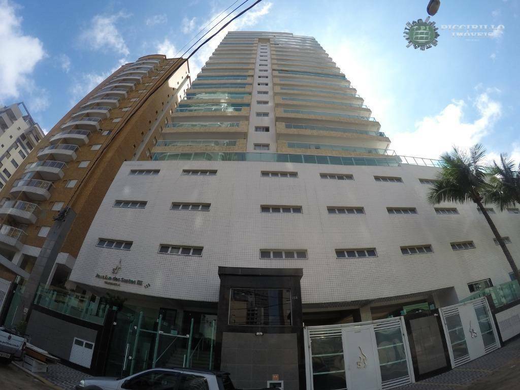 Apartamento à venda, 106 m² por R$ 489.000,00 - Tupi - Praia Grande/SP
