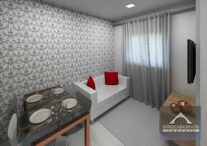 Apartamento com 1 dormitório à venda, 26 m² por R$ 130.000,00 - Wanel Ville - Sorocaba/SP