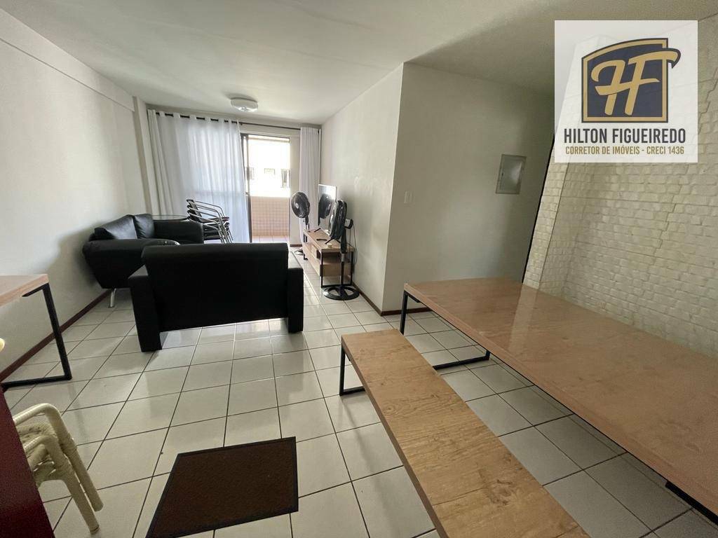 Apartamento com 3 dormitórios para alugar, 81 m² por R$ 3.300,02/mês - Manaíra - João Pessoa/PB