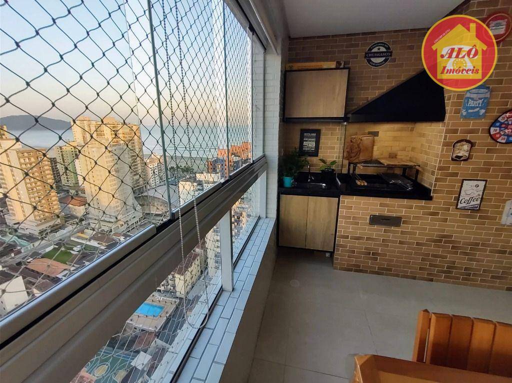 Apartamento com 3 quartos à venda, 126 m² por R$ 995.000 - Aviação - Praia Grande/SP