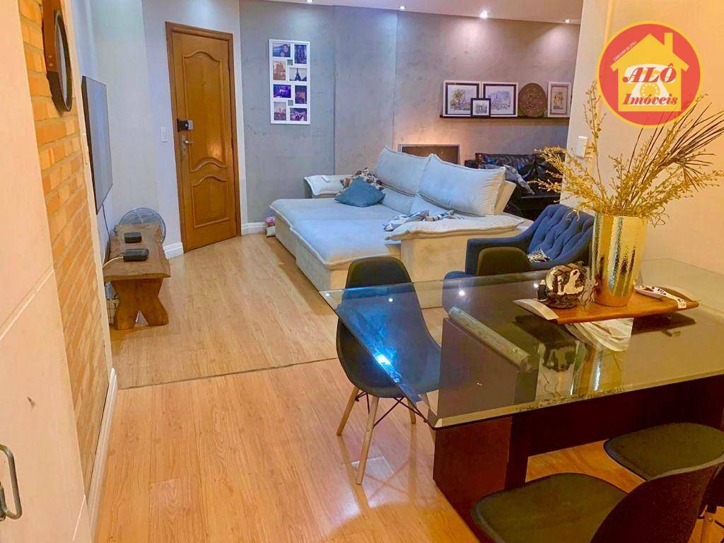 Apartamento com 2 quartos à venda, 98 m² por R$ 655.000 - Canto do Forte - Praia Grande/SP