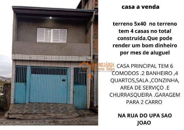 Casa com 6 dormitórios à venda, 200 m² por R$ 373.000,00 - Cidade Soberana - Guarulhos/SP