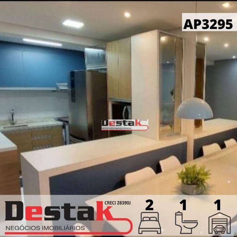Apartamento com 2 dormitórios à venda, 60 m² por R$ 360.000,00 - Demarchi - São Bernardo do Campo/SP