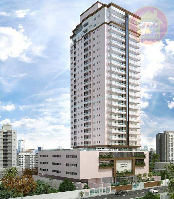 Apartamento com 3 dormitórios à venda, 126 m² por R$ 990.000,00 - Vila Guilhermina - Praia Grande/SP