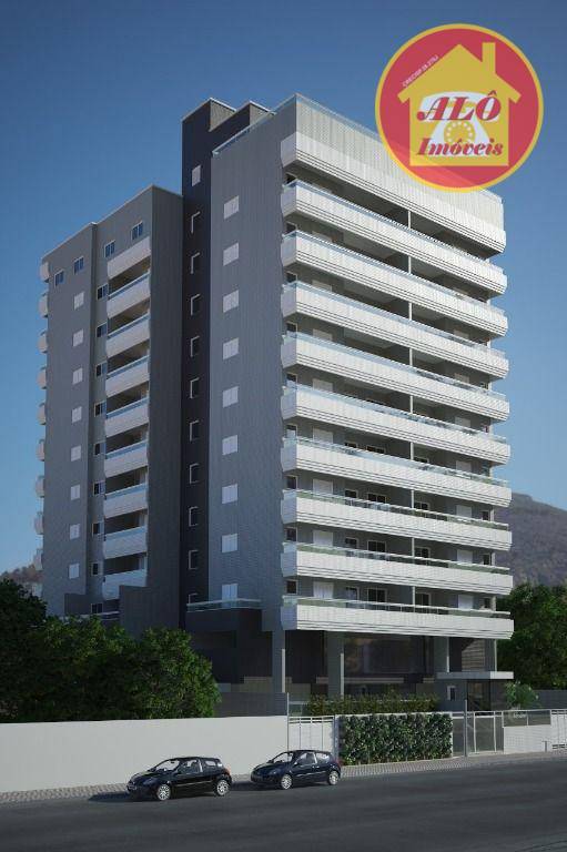 Apartamento com 1 quarto  à venda, 54 m² por R$ 473.000 - Vila Guilhermina - Praia Grande/SP