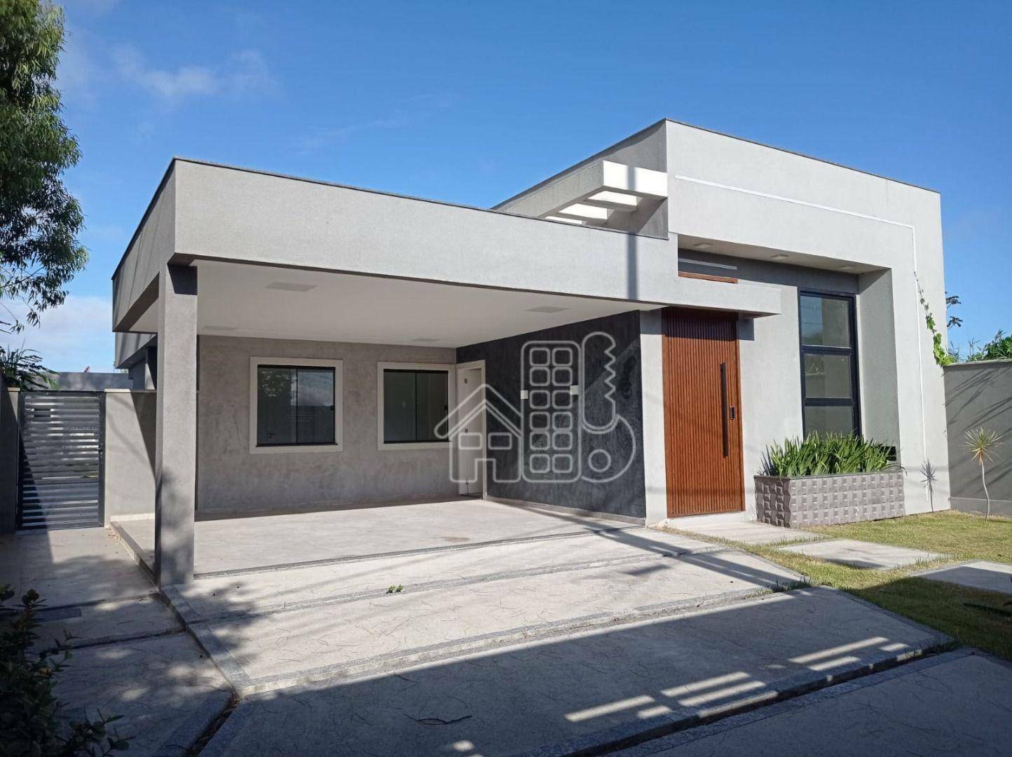 Casa com 3 Quartos  à venda, 149 m² por R$ 740.000 - Jardim Atlântico Central (Itaipuaçu) - Maricá/RJ