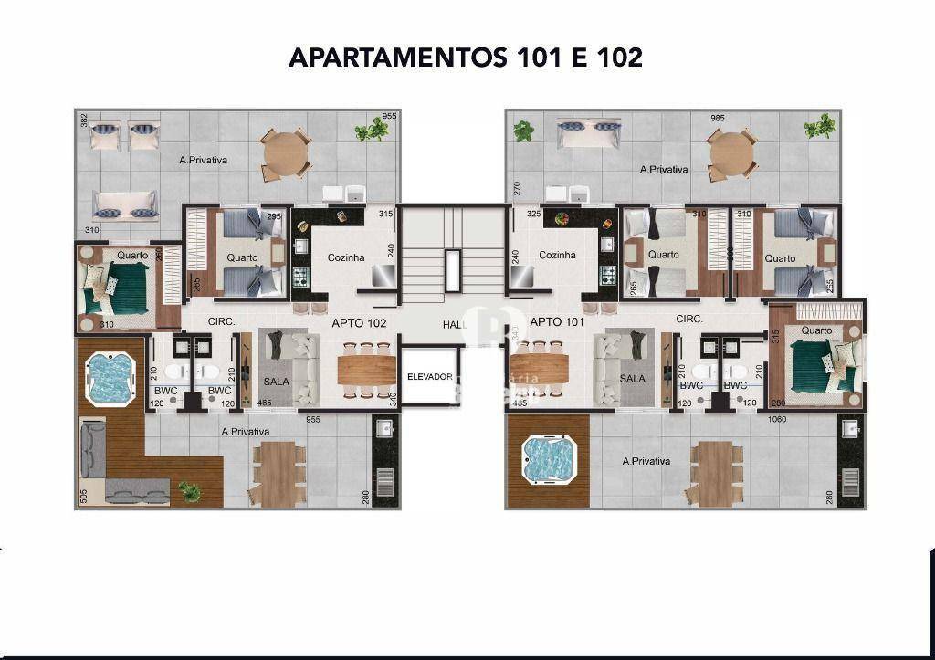 Apartamento à venda com 2 quartos, 166m² - Foto 7