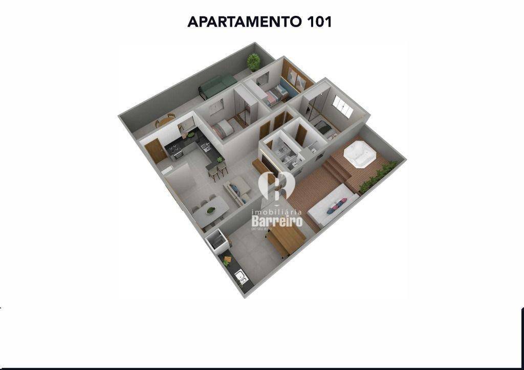 Apartamento à venda com 2 quartos, 166m² - Foto 6