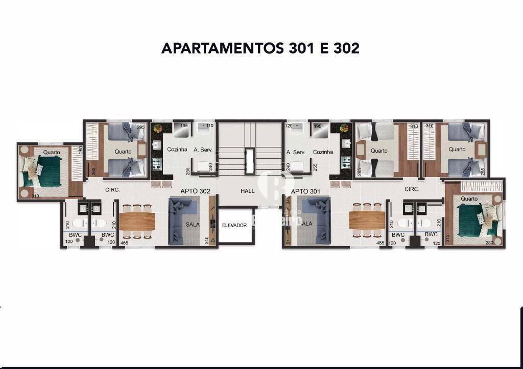 Apartamento à venda com 2 quartos, 166m² - Foto 12