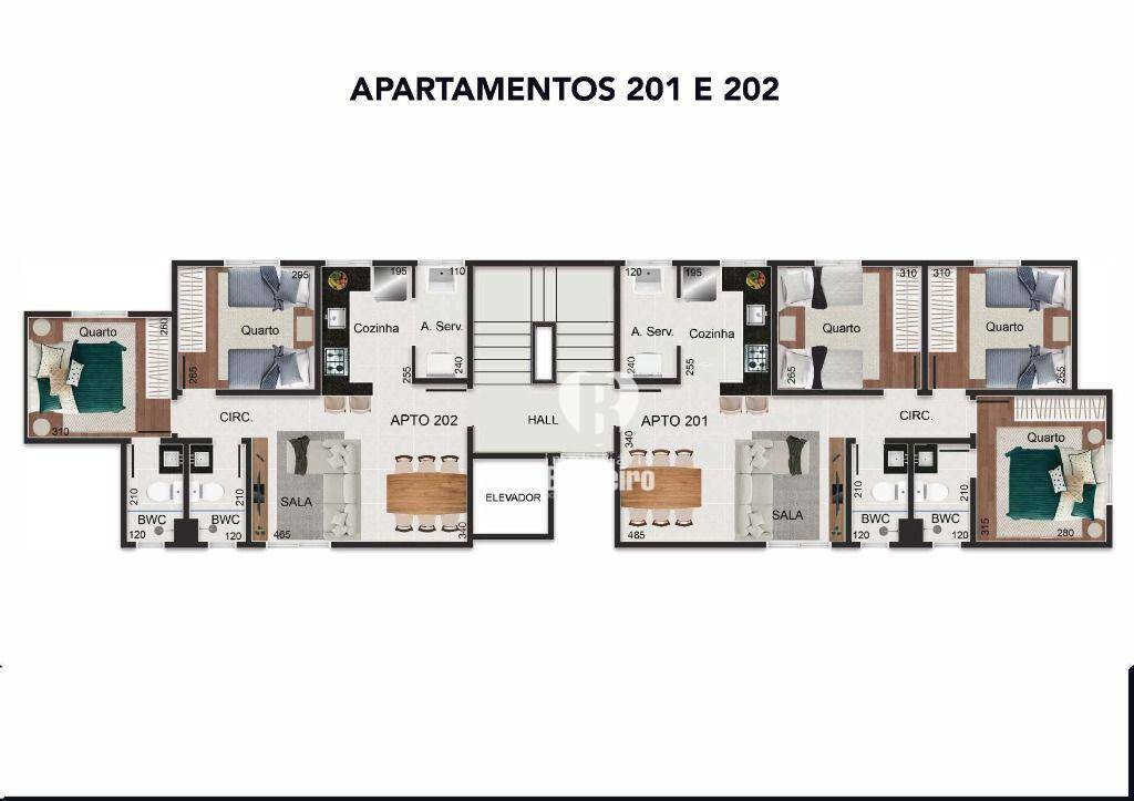 Apartamento à venda com 2 quartos, 110m² - Foto 10